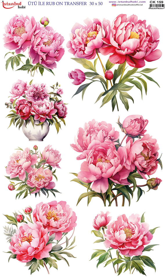 ÜTÜ İLE RUB ON TRANSFER ( 30 x 50 ) 