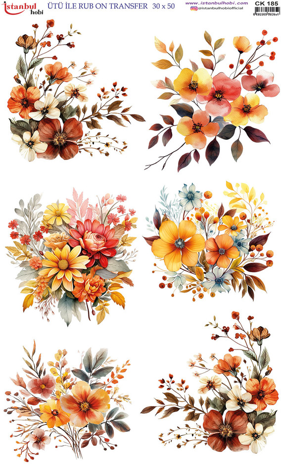 ÜTÜ İLE RUB ON TRANSFER ( 30 x 50 ) 