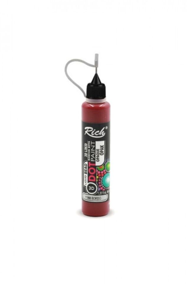 Dot Paint 3d Likit Boncuk Boya 40 Cc - Bordo