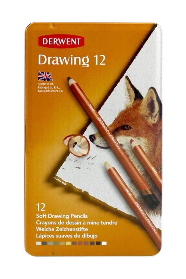 DERWENT DRAWING 12'Lİ METAL KUTU