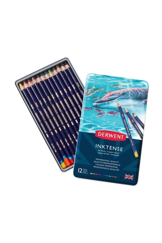 DERWENT INKTENSE 12'Lİ METAL KUTU
