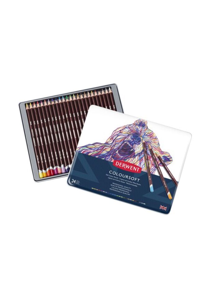 DERWENT COLOURSOFT 24'LÜ METAL KUTU