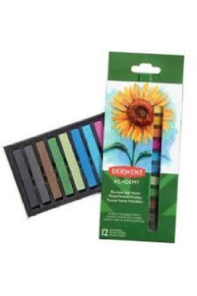 DERWENT ACADEMY SOFT PASTEL 12 Lİ D2302