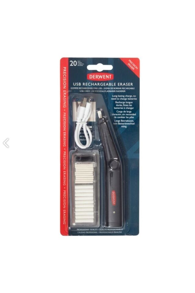 DERWENT USB ŞARJLI ELEKTRİKLİ SİLGİ
