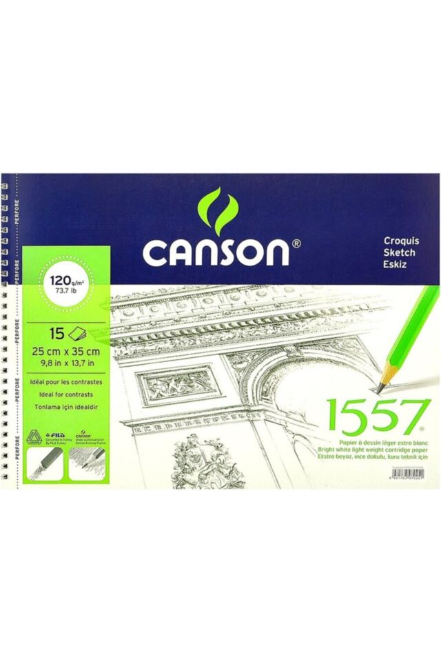 1557 RESİM VE ÇİZİM BLOK 120GR 25x35 15YP