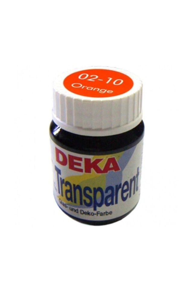 Deka Transparent Cam Boyası 25ml Orange 10