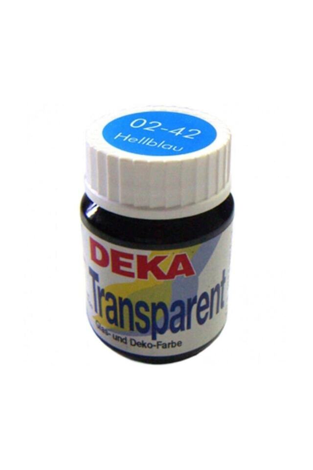 Deka Transparent Cam Boyası 25ml Hellblau 42
