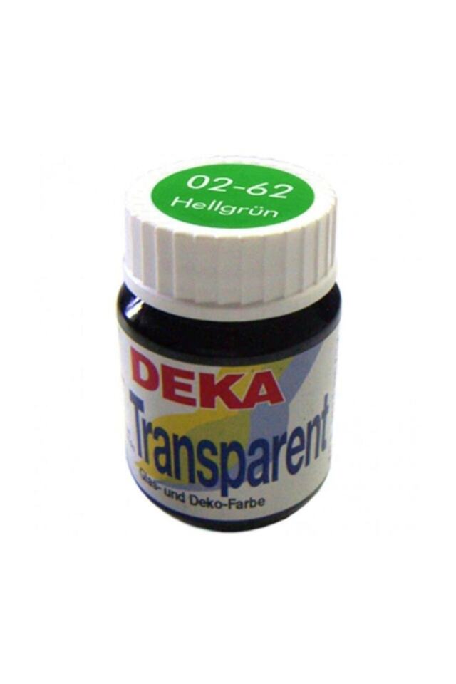 Deka Transparent Cam Boyası 25ml Hellgrün 62