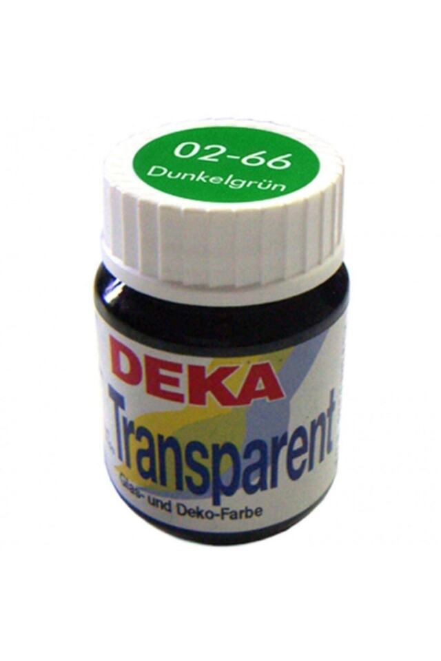 Deka Transparent Cam Boyası 25ml Dunkelgrün 66