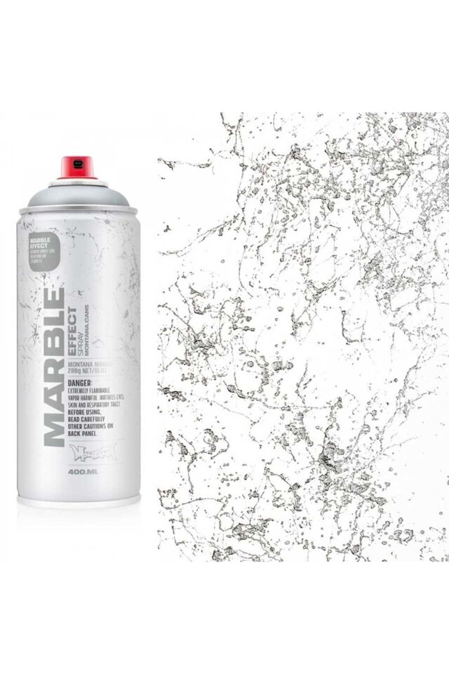 Montana Effect Marble Sprey Boya 400ml Silver EM SILVER