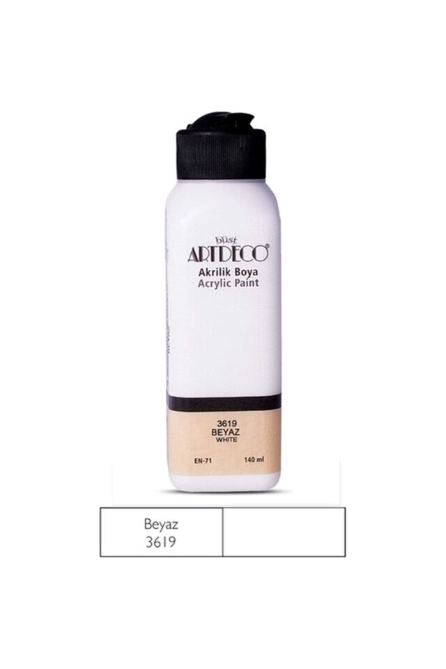 Artdeco Akrilik Boya 140ml Beyaz 3619