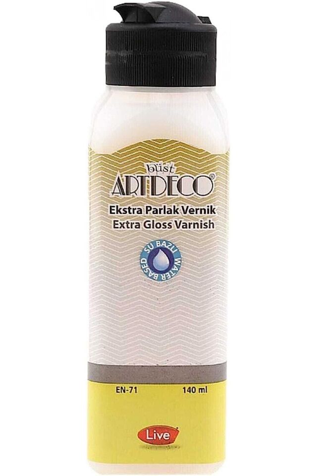 Artdeco Su Bazlı Ekstra Parlak Vernik 140ml