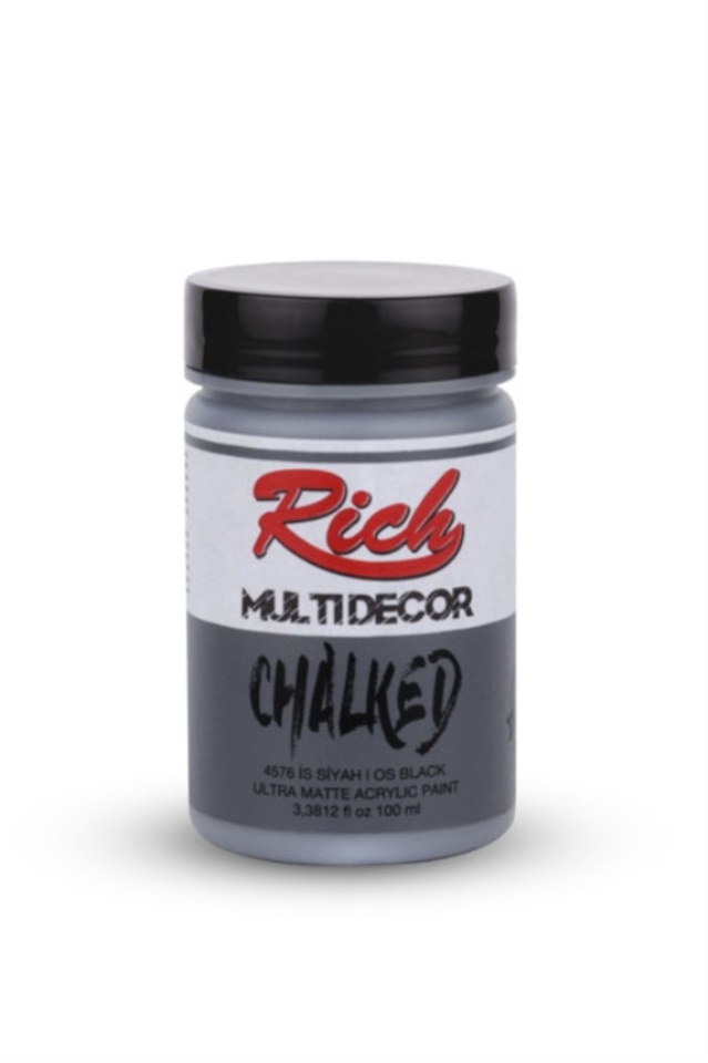 MULTİ DECOR CHALKED 100 CC İS SİYAH