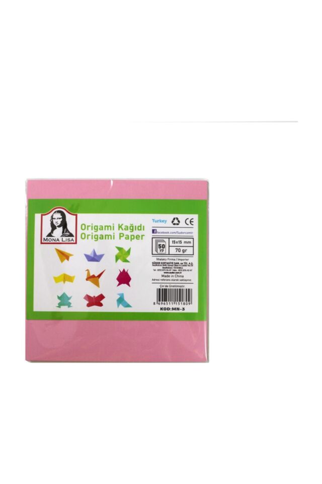 Monalisa Origami Kağıdı 15x15 50 yap.