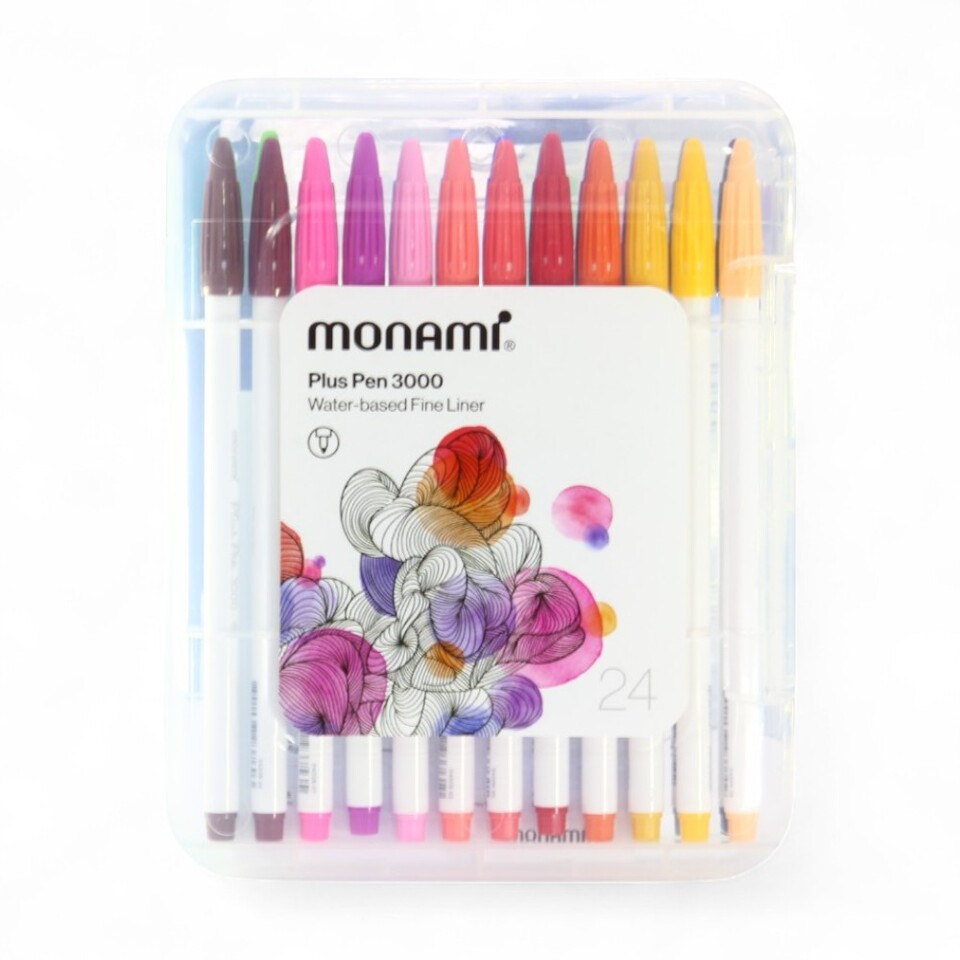 Monami̇ Plus Pen 3000 Kalem 24 Lü