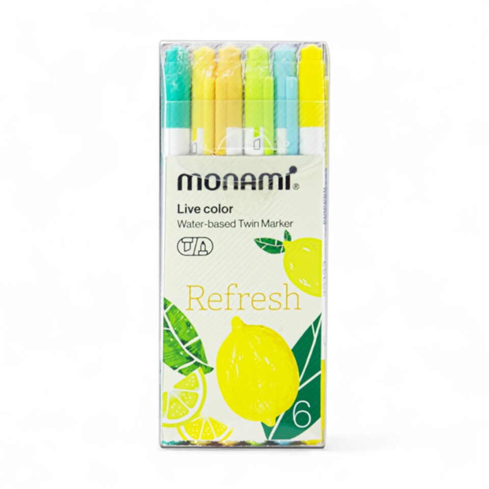 Monami̇ Li̇ve Color Çi̇zi̇m Kalemi̇ 6 Li Refresh