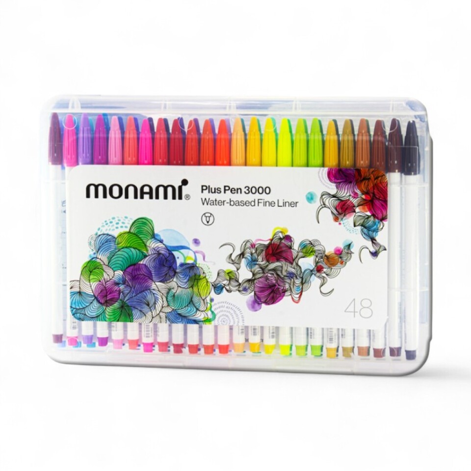 Monami̇ Plus Pen 3000 Kalem 48 Li̇ Set