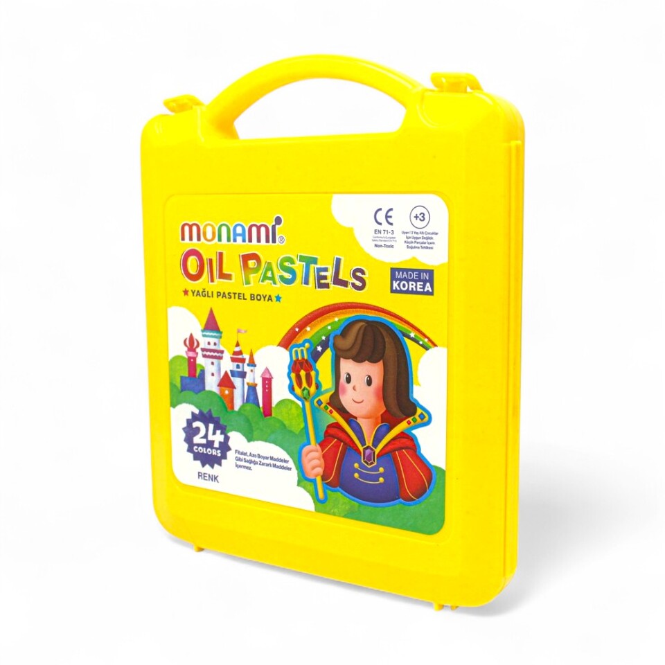 Monami̇ Pastel Boya 24 Renk Plasti̇k Kutulu