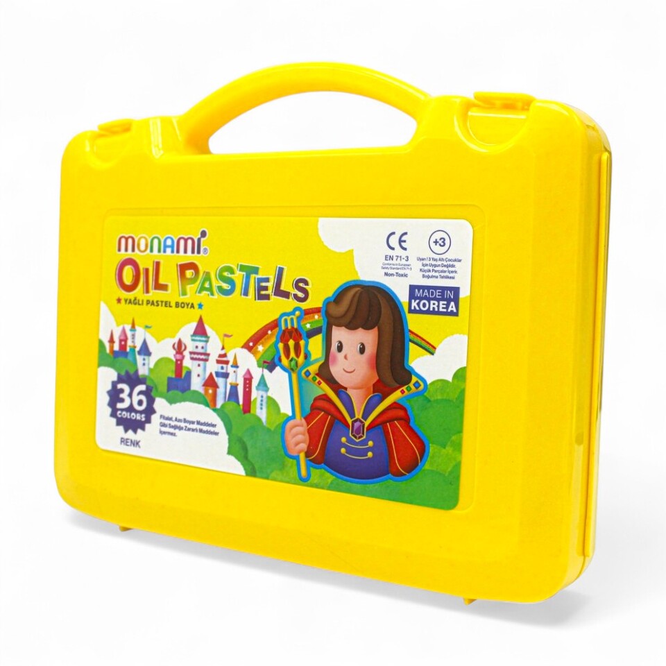 Monami̇ Pastel Boya 36 Renk Plasti̇k Kutulu