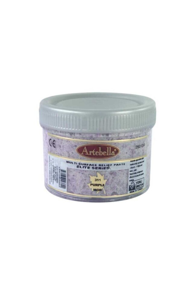 Msr311 Artebella Rölyef Pasta Elıte Serisi Mor