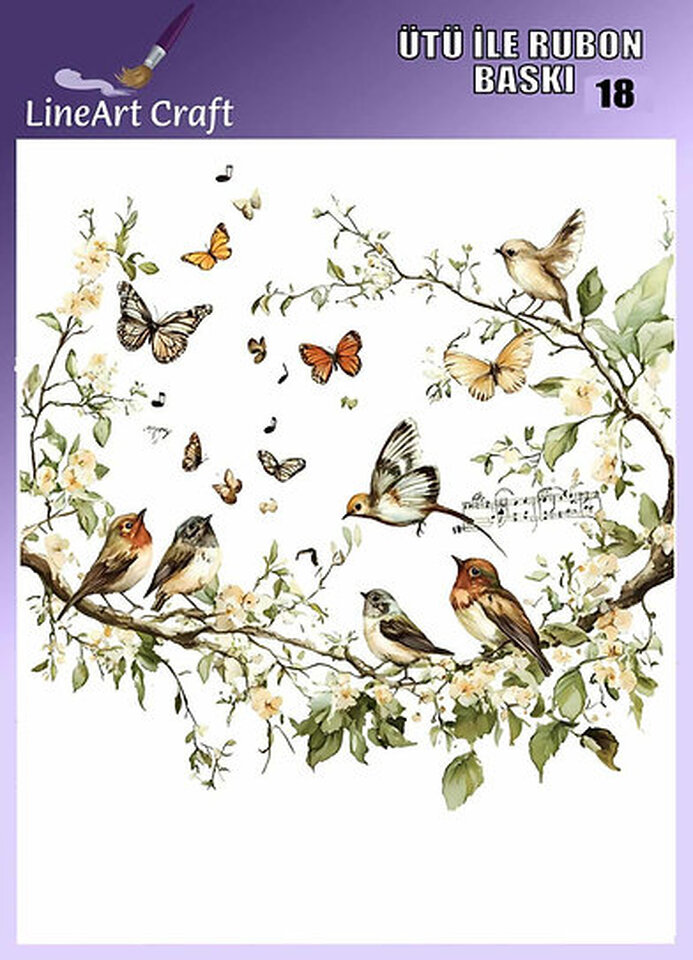 LİNEART ÜTÜ İLE RUB ON TRANSFER 18