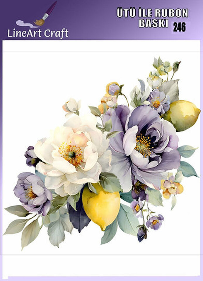 LİNEART ÜTÜ İLE RUB ON TRANSFER 246