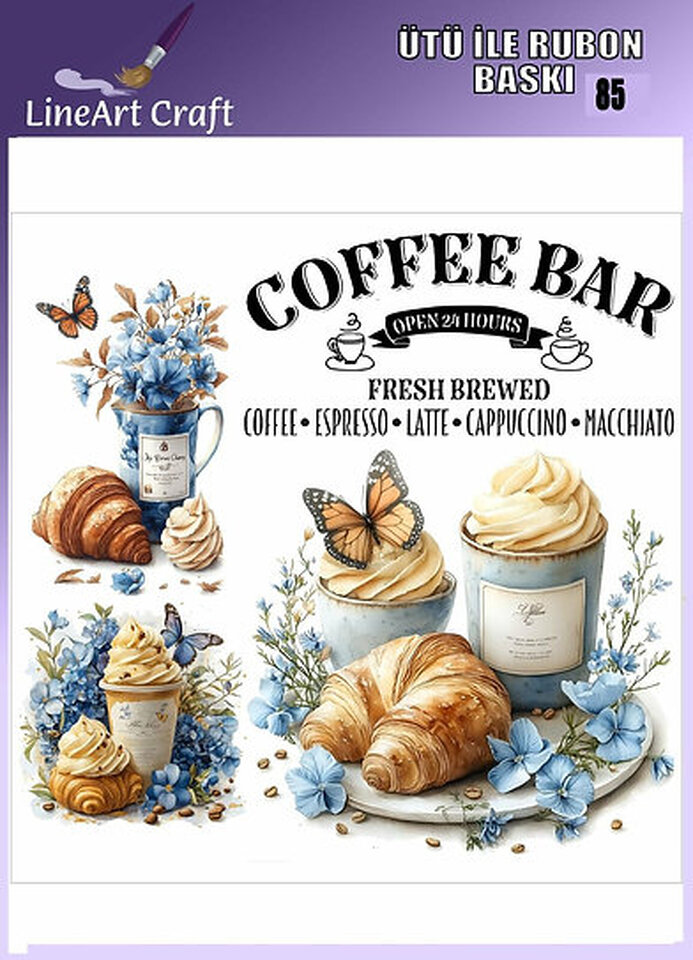 LİNEART ÜTÜ İLE RUB ON TRANSFER 85