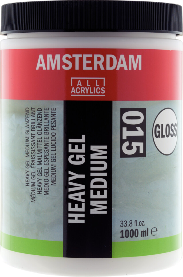 AMSTERDAM HEAVY GEL MEDIUM GLOSS 015 1000ML