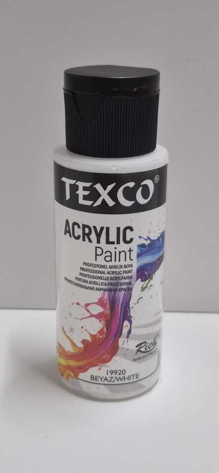 TEXCO ACRYLIC 60ML BEYAZ