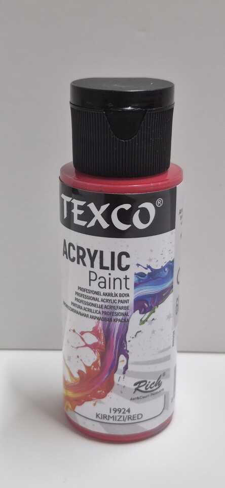 TEXCO ACRYLIC 60ML KIRMIZI