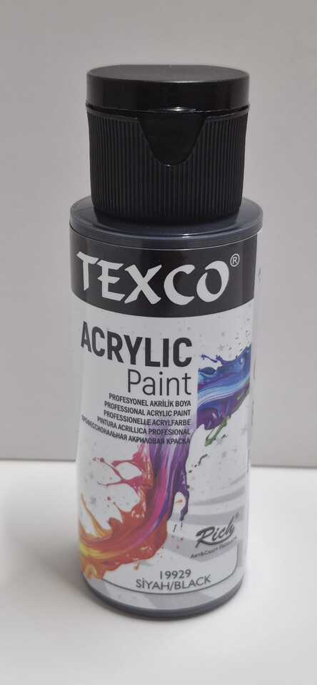 TEXCO ACRYLIC 60ML SİYAH