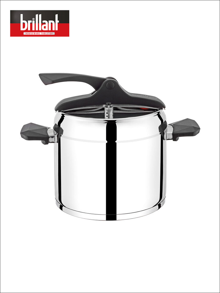 Brillant Alfa Corvi Stronge Düdüklü Tencere Çelik - 6 Lt