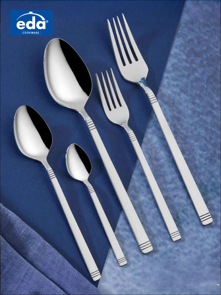 Sırma 60 Prç Çatal Bıçak Kaşık Seti Paslanmaz Çelik