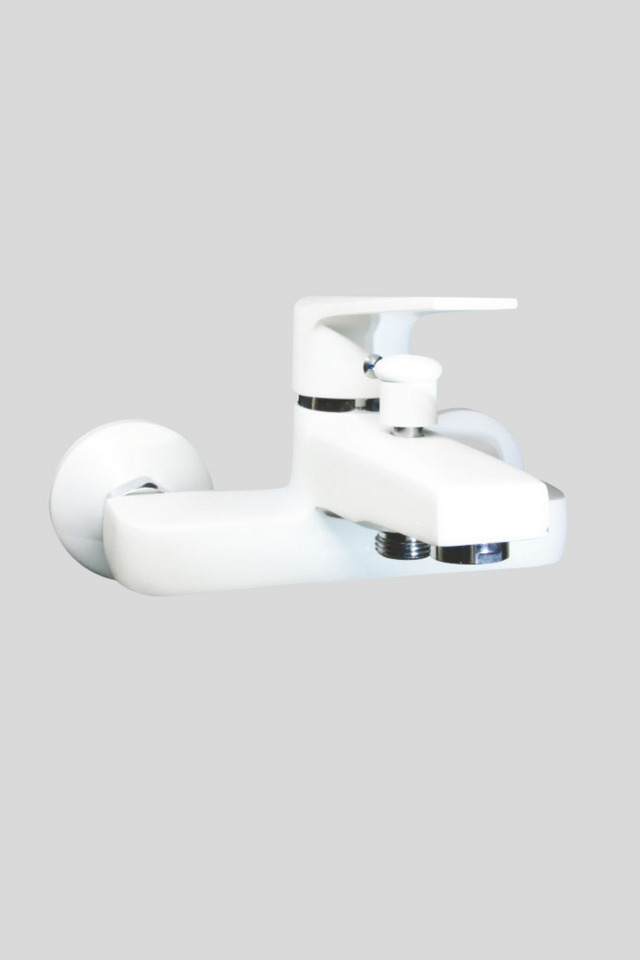 Acar Safir Beyaz Banyo Bataryası Musluk