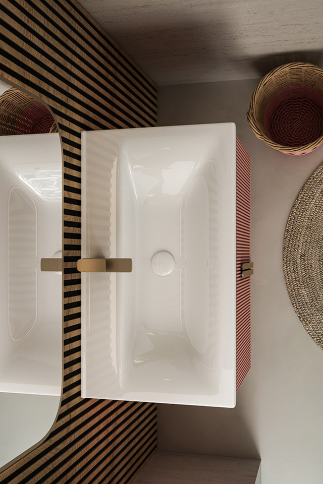 Lapino Sava 100 cm Konsollu Lavabo Beyaz Renk