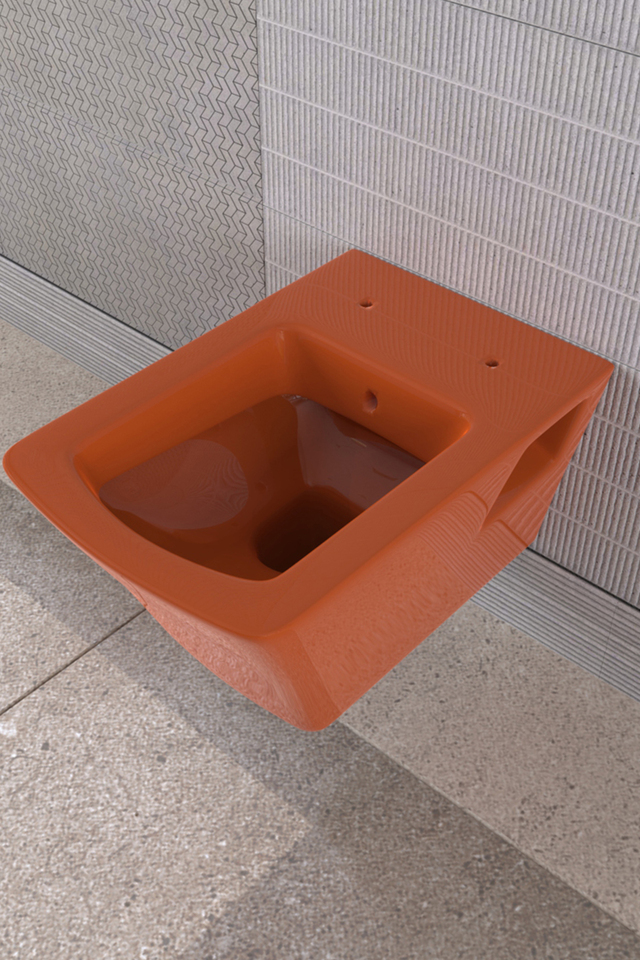 Lucco Loop 53 cm Asma Klozet Turuncu