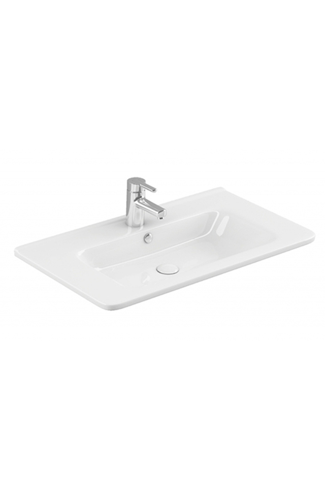 Sanovit Urban 80 cm Konsollu lavabo Beyaz Renk