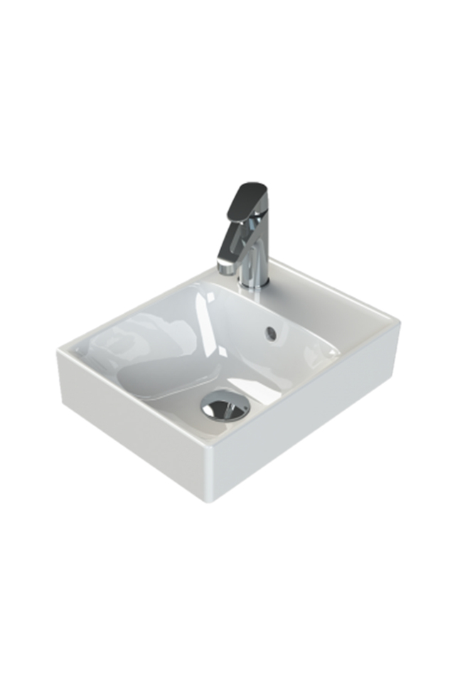 Turkuaz Sharp 40 Cm Lavabo Beyaz