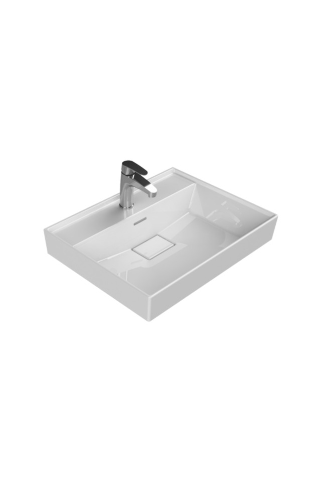 Turkuaz Sharp 60 Cm Lavabo Beyaz
