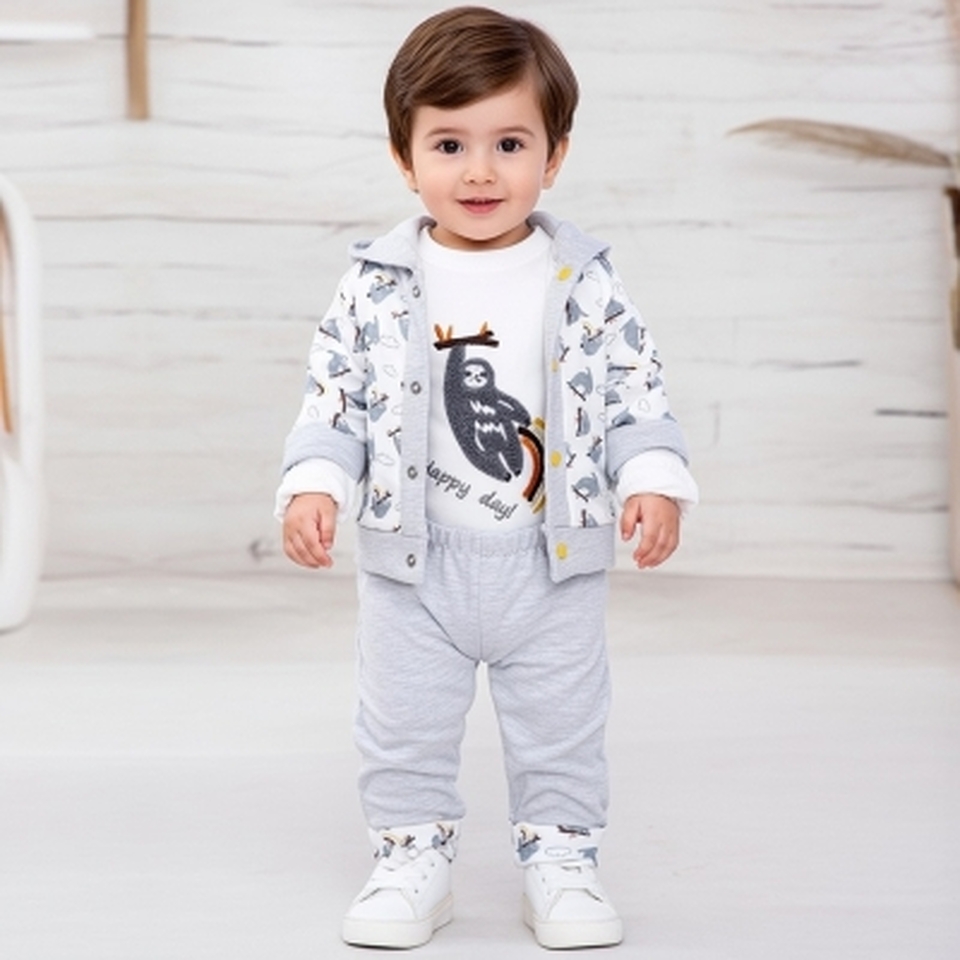 Babyım 2286 Nakıslı 3lu Takım