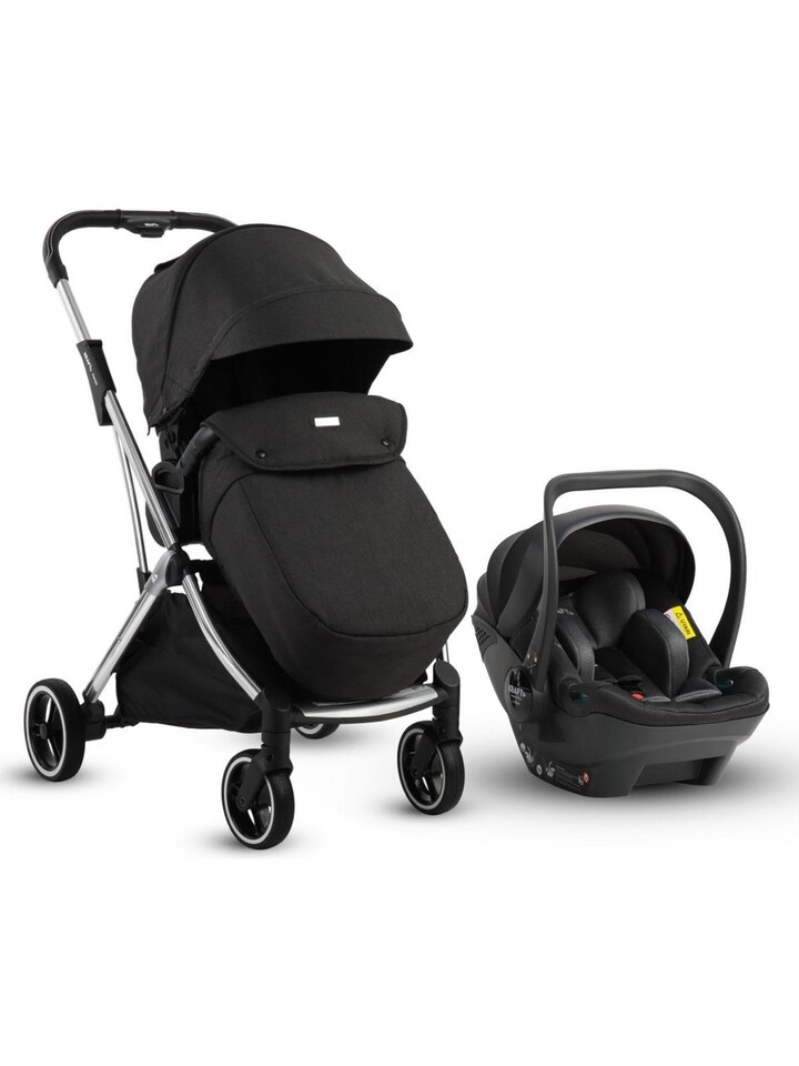 Kenya I-Size Travel Sistem Bebek Arabası Siyah – Tek Elle Katlanabilir