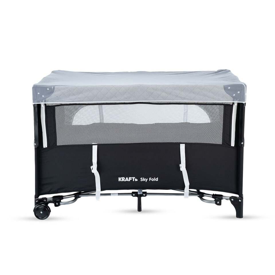 Kraft Sky Fold Oyun Parkı Beşik 70x120 Cm Dark Grey