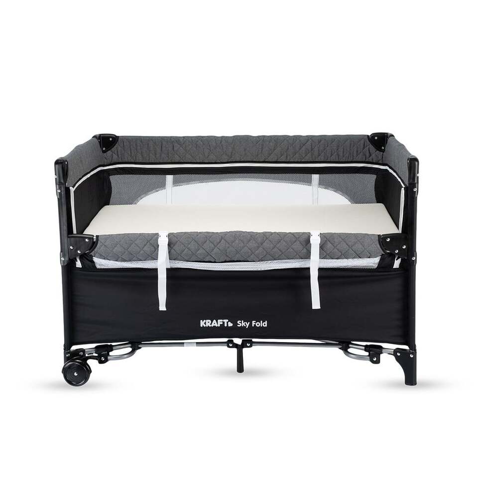 Kraft Sky Fold Oyun Parkı Beşik 70x120 Cm Dark Grey