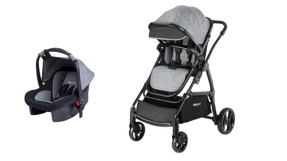 Baby Care Bc-315 Safari Trio Travel Puset Gri