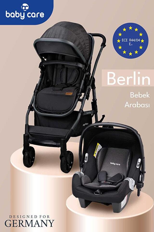 Baby Care Bc-360+2 Berlin Travel Sistem Bebek Arabası Siyah