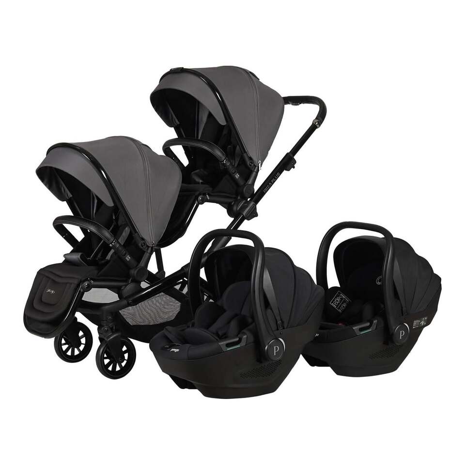 Prego İbiza Plus I-Size Travel Sistem Bebek Arabası 2420 Gri ( Oto Koltukları Dahildir )