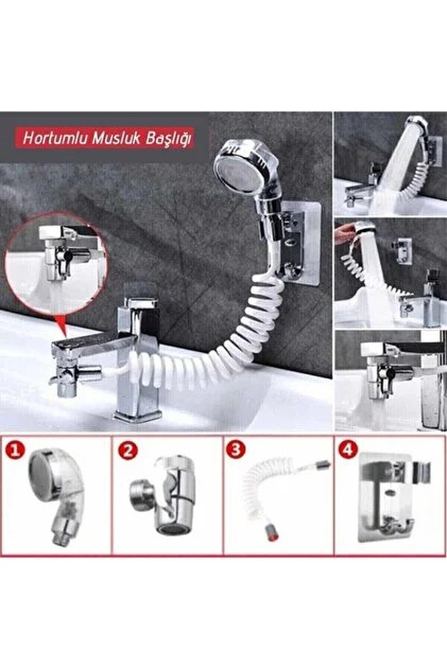 SPİRALLİ TAHARET MUSLUĞU VE BANYO DUŞ 