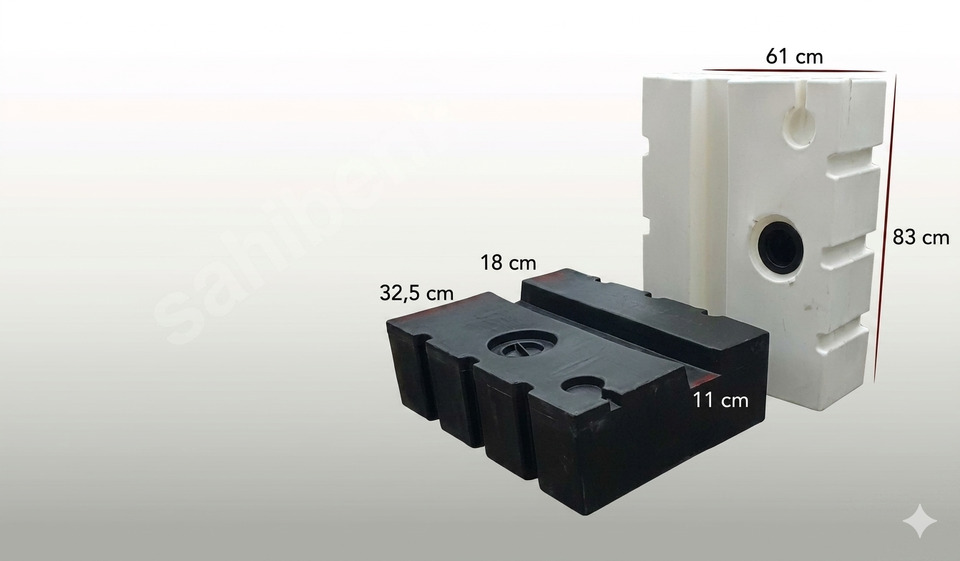 130 LT TEMİZ SU TANKI U: 83 CM G:61 CM EN:25 CM 2006 VE SONRASI TRANSİT  PSA GRUBU 