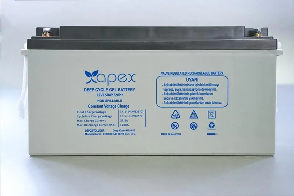 APEX 150 AMPER JEL AKÜ DEEP CYCLE