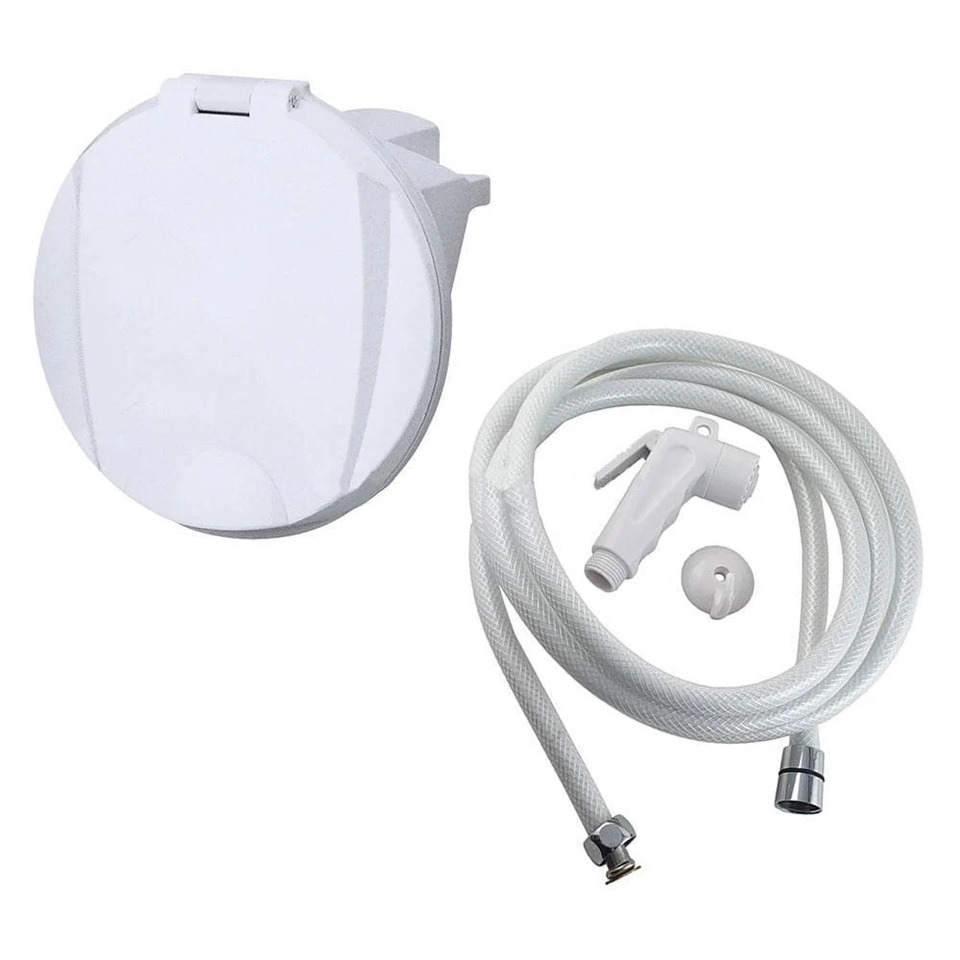 PLASTİK 2,5 MT DIŞ DUŞ + BAŞLIĞI VE KAPAĞI SET